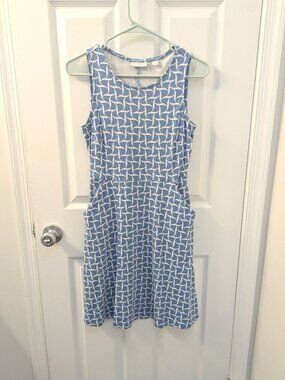 New York & Company printed sleeveless dress XS